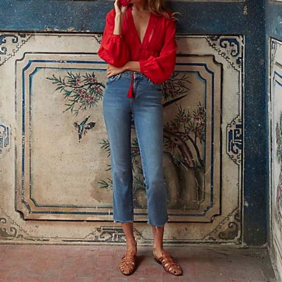 free people clean girlfriend jeans